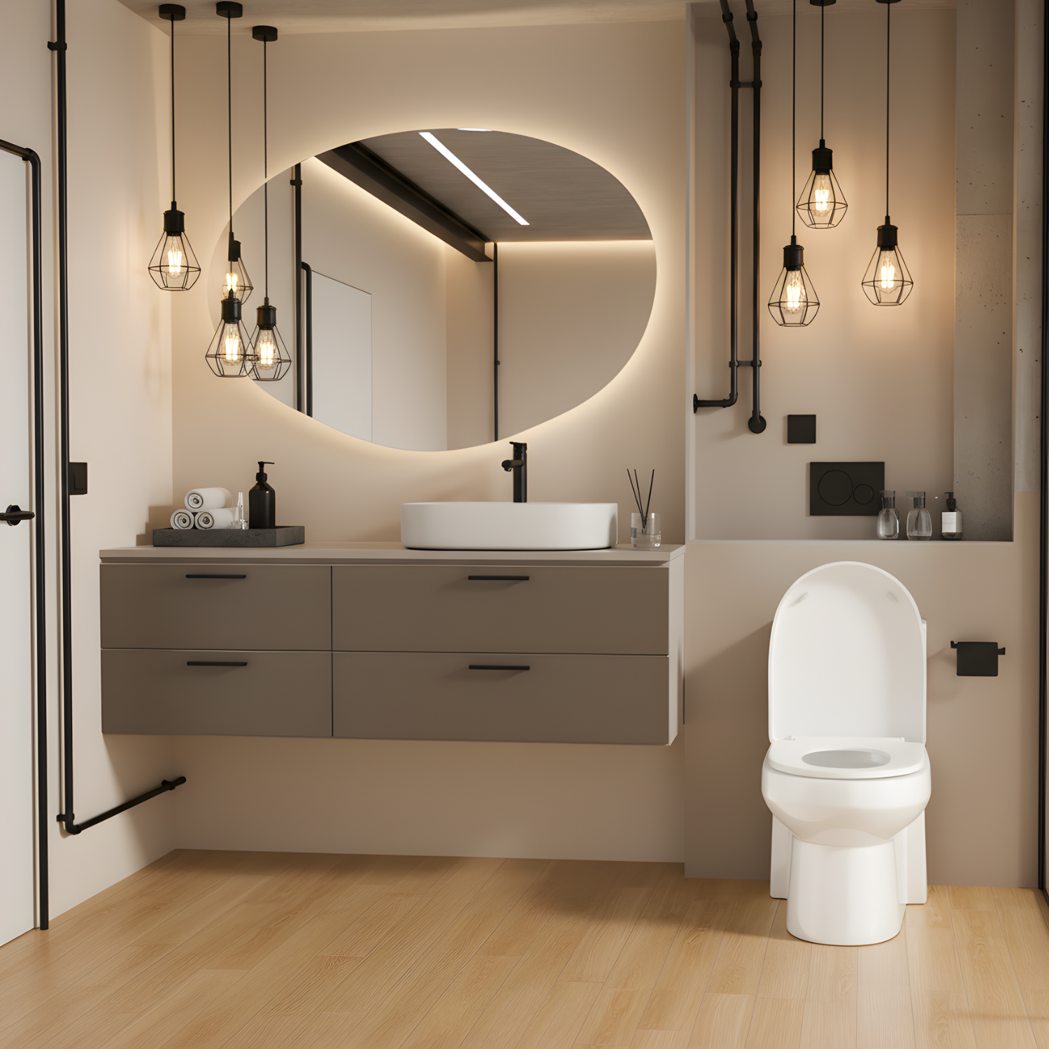 Driva - Soft-Closing One-Piece Elongated Toilet