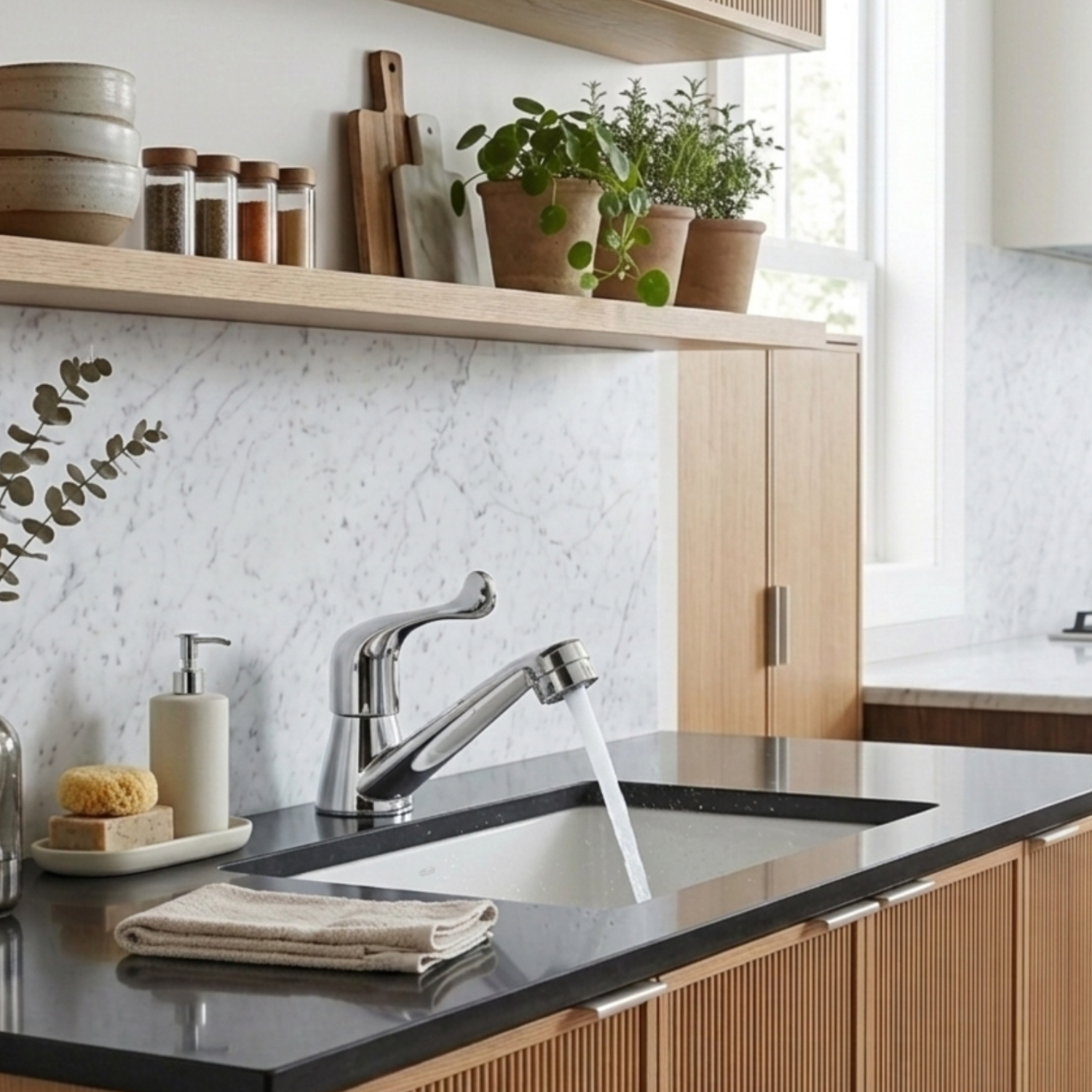 Frostgard - Chrome Lever Sink Tap for Bathroom & Kitchen Wash Basin