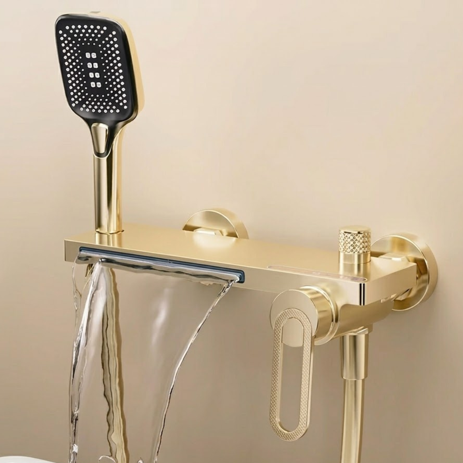 Inari - Wall Mounted Bathtub Shower Faucet Single Handle Spout Mixer Tap
