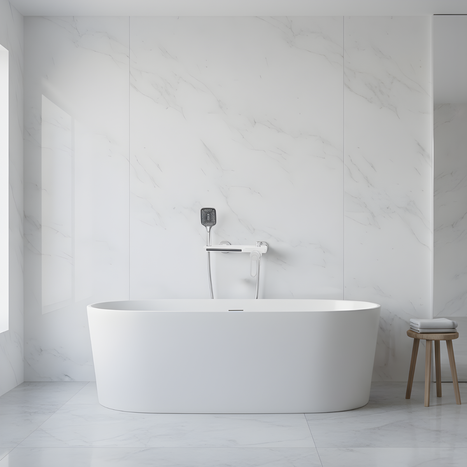 Inari - Wall Mounted Bathtub Shower Faucet Single Handle Spout Mixer Tap