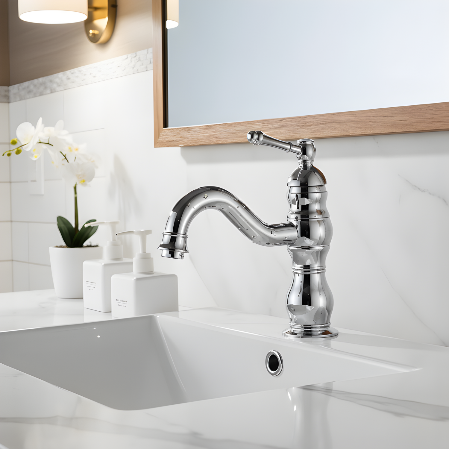 Kiruna - Antique 360° Swivel Vessel Sink Faucet