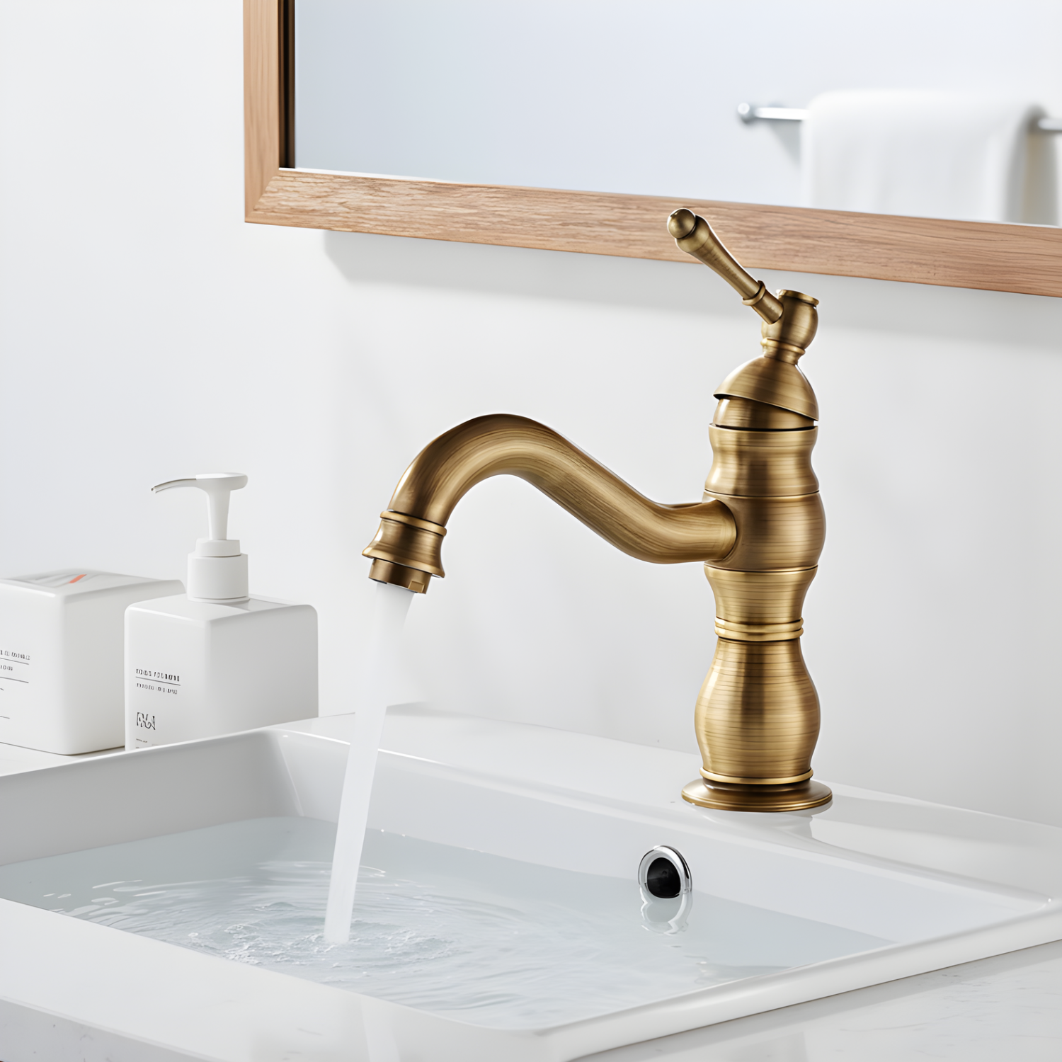 Kiruna - Antique 360° Swivel Vessel Sink Faucet