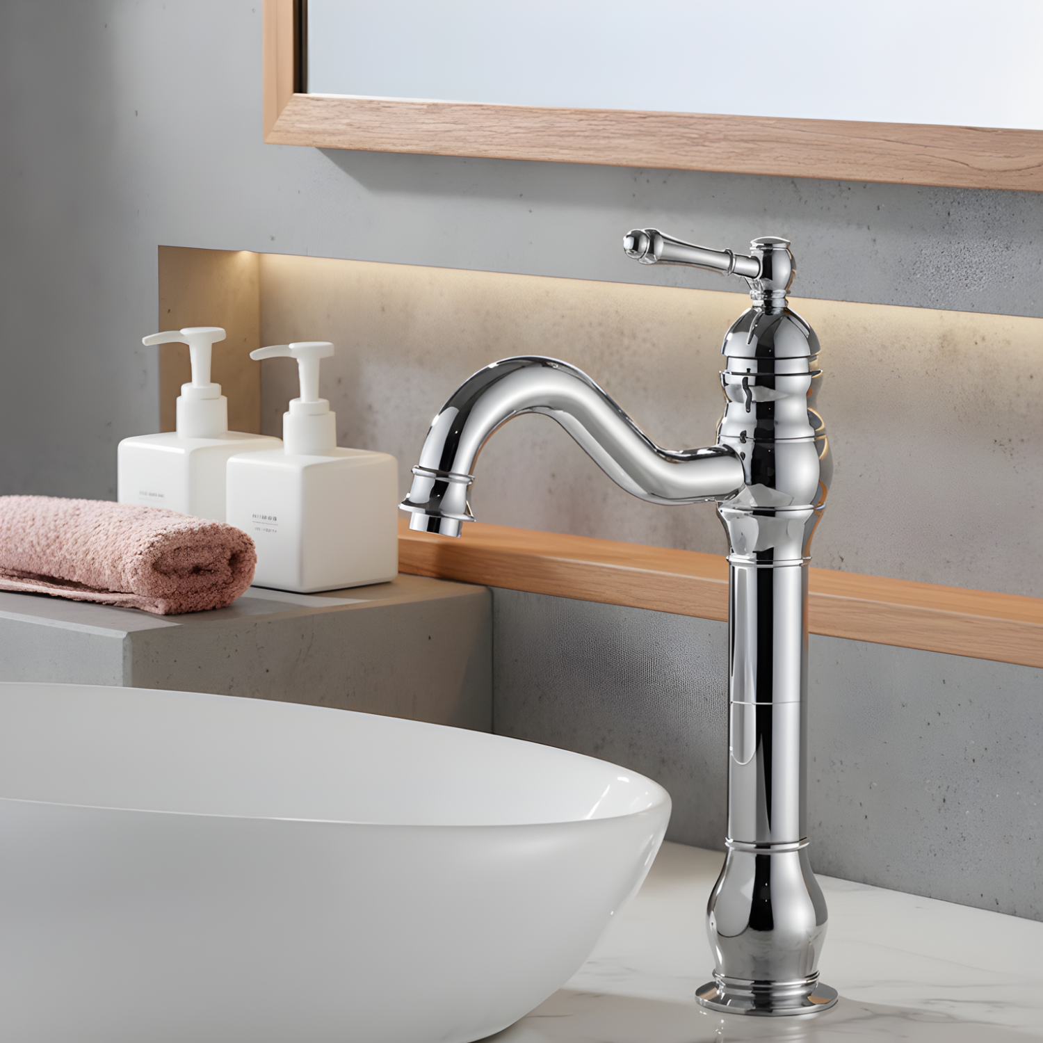Kiruna - Antique 360° Swivel Vessel Sink Faucet