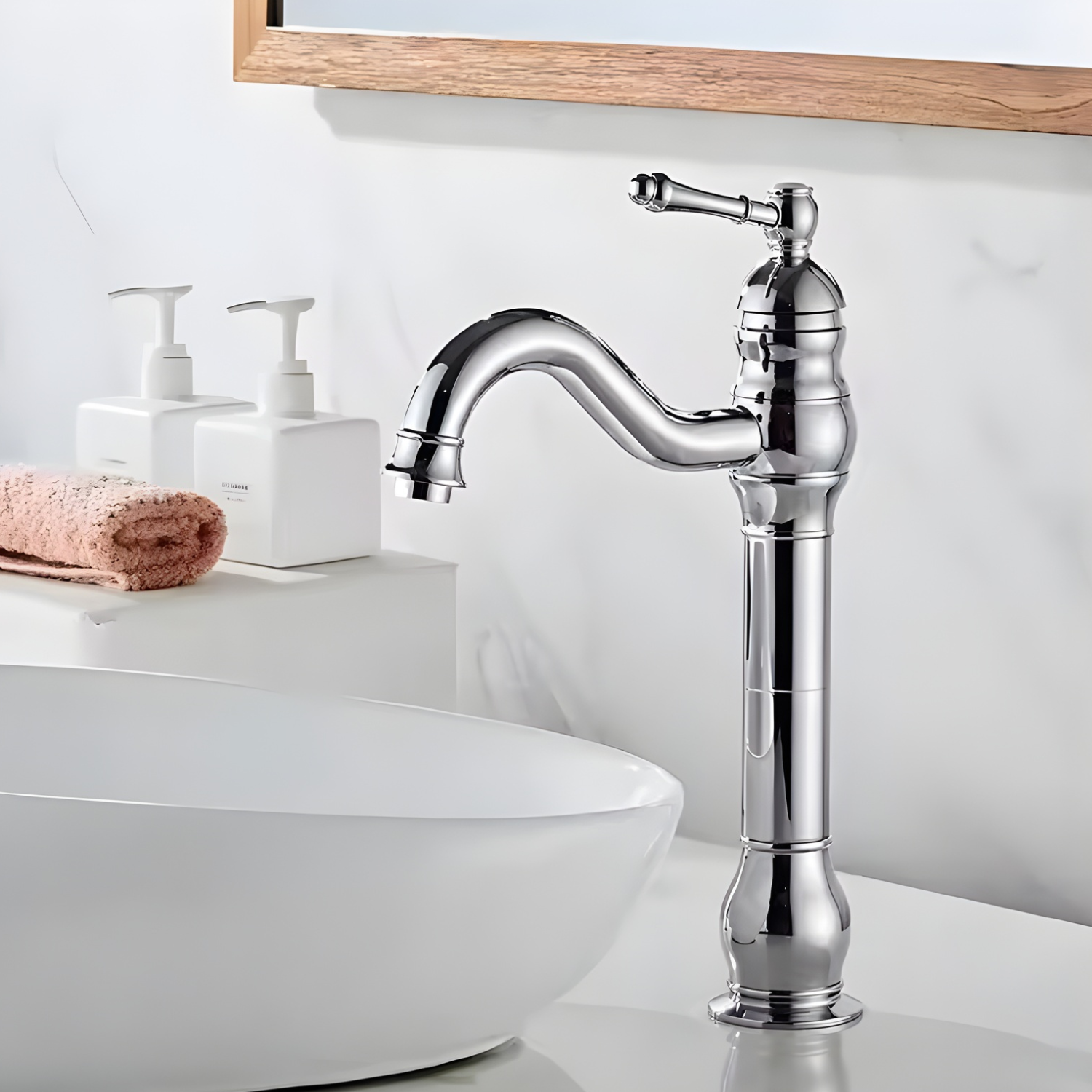 Kiruna - Antique 360° Swivel Vessel Sink Faucet