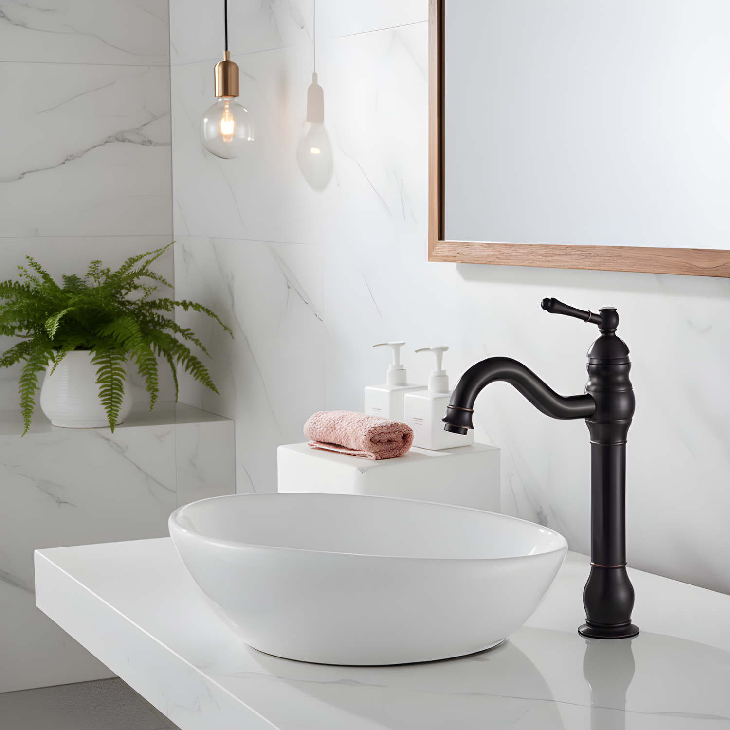 Kiruna - Antique 360° Swivel Vessel Sink Faucet