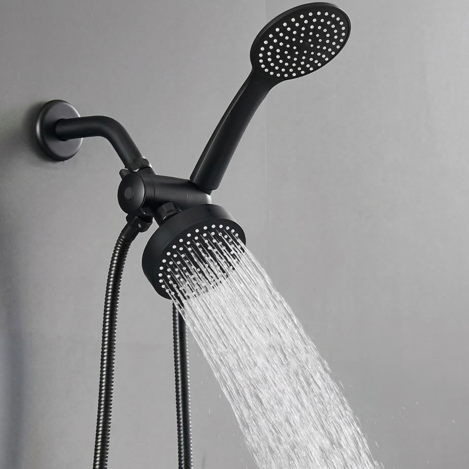Malaren - Handheld Shower Set With Bracket Three-way Water Distributor