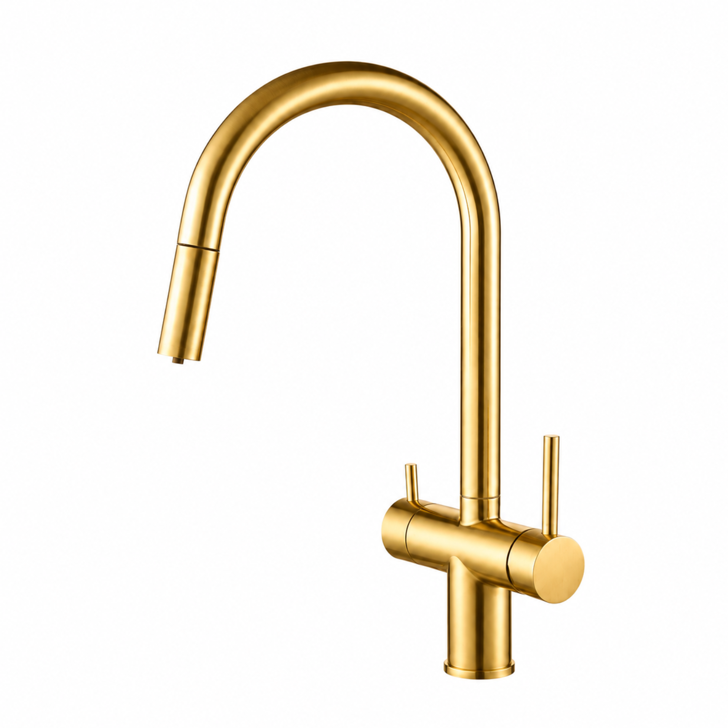 Rondane - WaterMark Certified 3-Way Kitchen Faucet with Filter Tap & Pull-Out Sprayer for Kitchen Sink