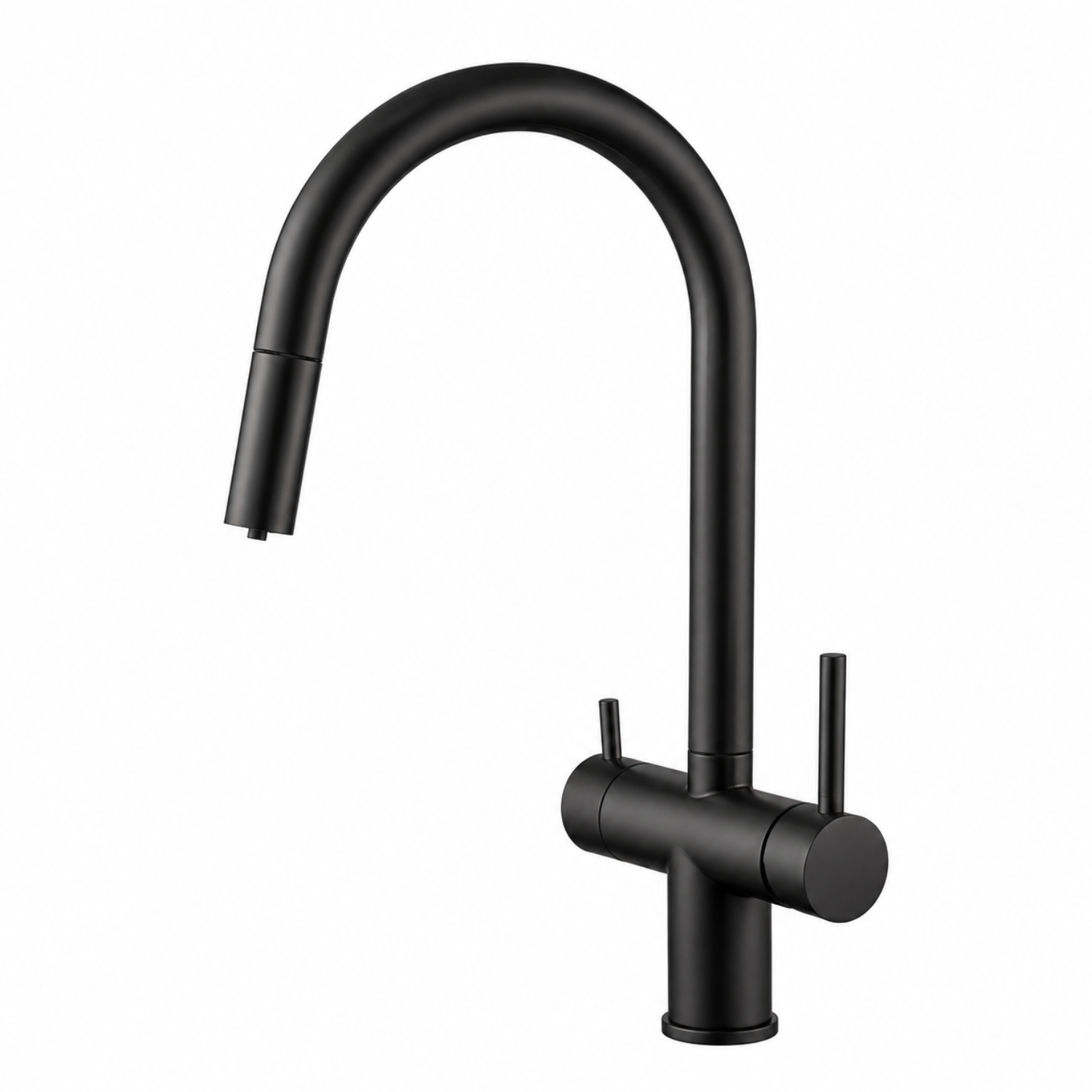 Rondane - WaterMark Certified 3-Way Kitchen Faucet with Filter Tap & Pull-Out Sprayer for Kitchen Sink