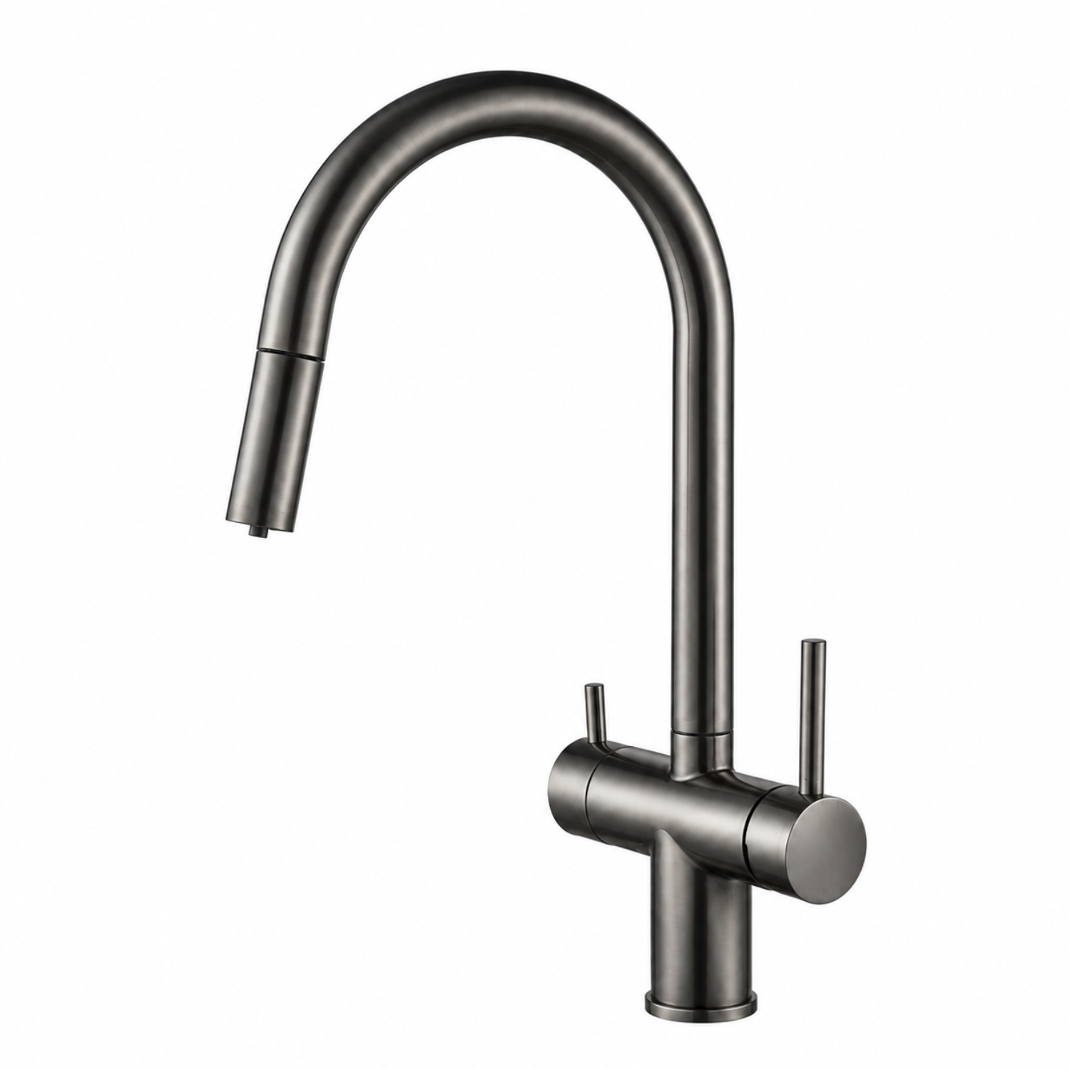 Rondane - WaterMark Certified 3-Way Kitchen Faucet with Filter Tap & Pull-Out Sprayer for Kitchen Sink