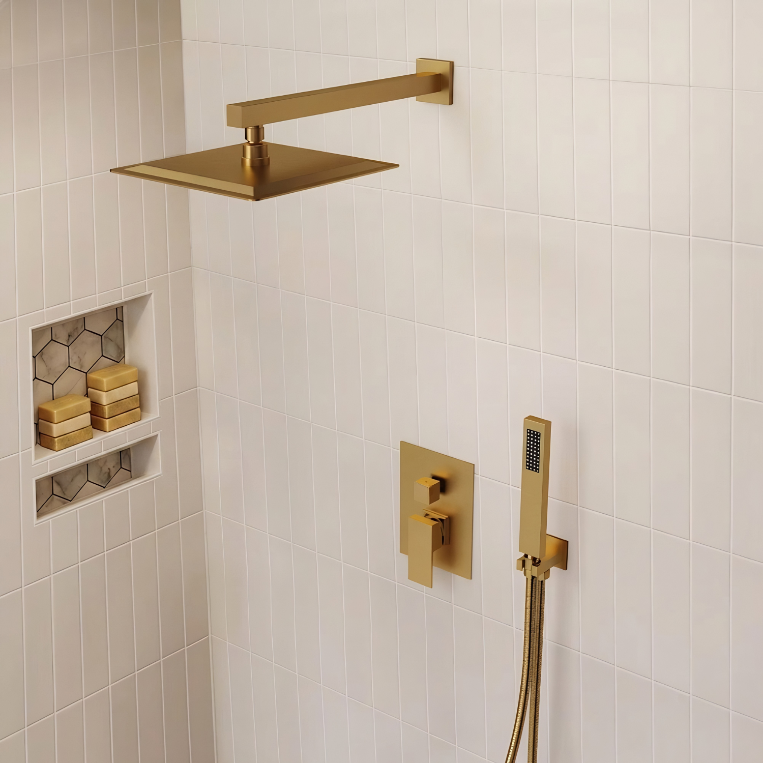 Skogar - Modern Rain Shower Kit for Bathroom