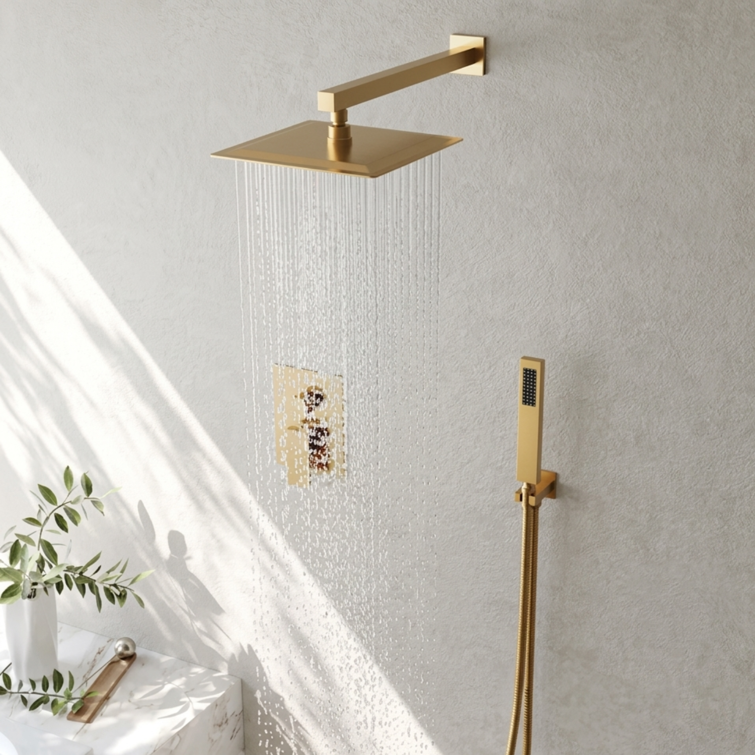 Skogar - Modern Rain Shower Kit for Bathroom