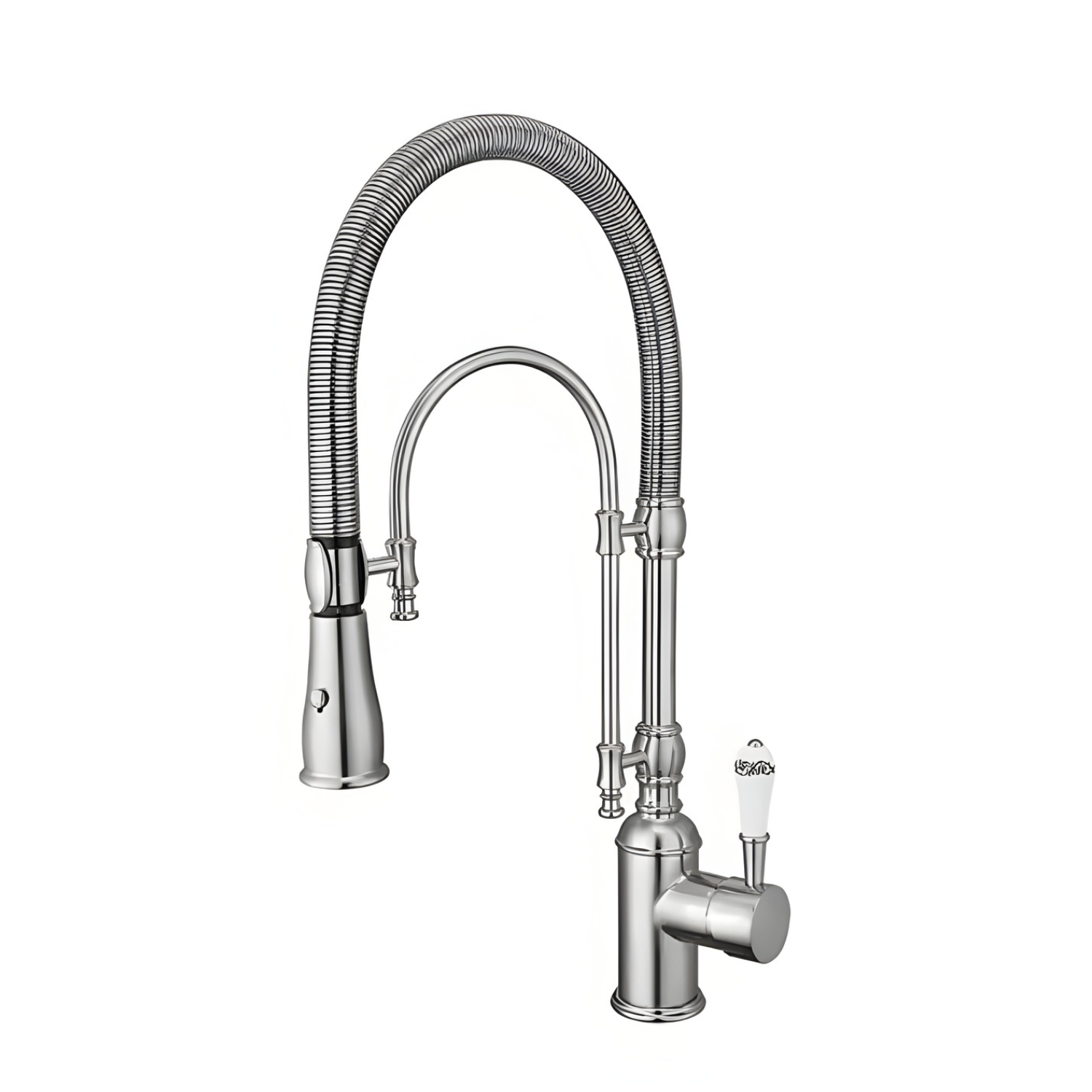Visby - 360° Pull-Down Kitchen Faucet with Spring Spout Hot & Cold Mixer