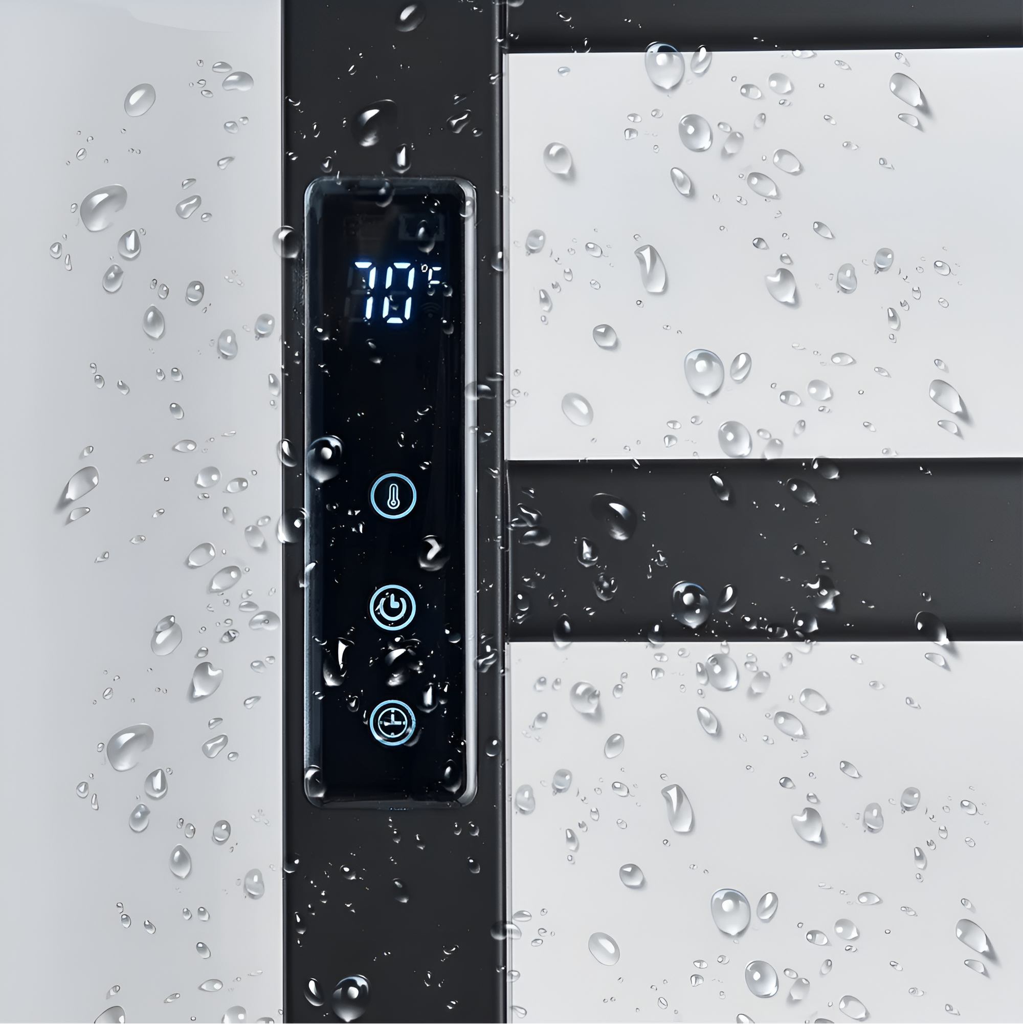 Wall mounted towel bar warmer