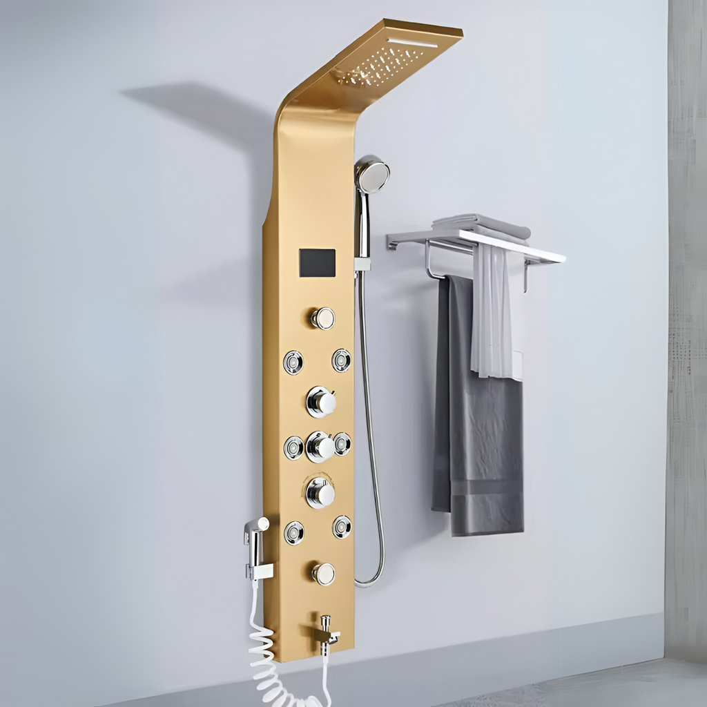 Modern Zwolle Rainfall Shower Set | Paragon Faucets Modern Zwolle Rainfall Shower Set | Paragon Faucets