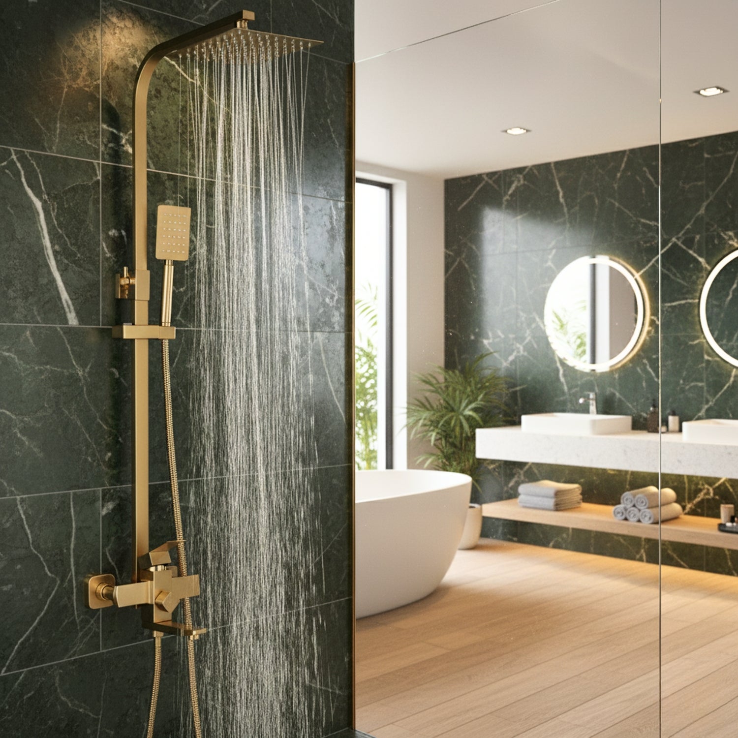 Moritz - Wall Mount Rain Shower Set
