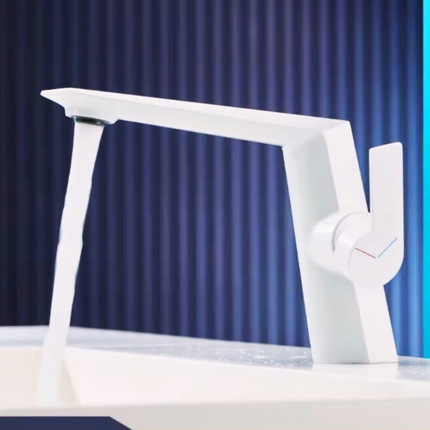 Halsa - Nordic Minimalist Single Handle Hot & Cold Mixer Bathroom Sink Tap