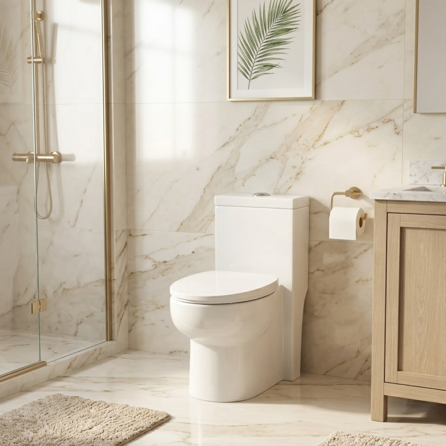 Driva - Soft-Closing One-Piece Elongated Toilet