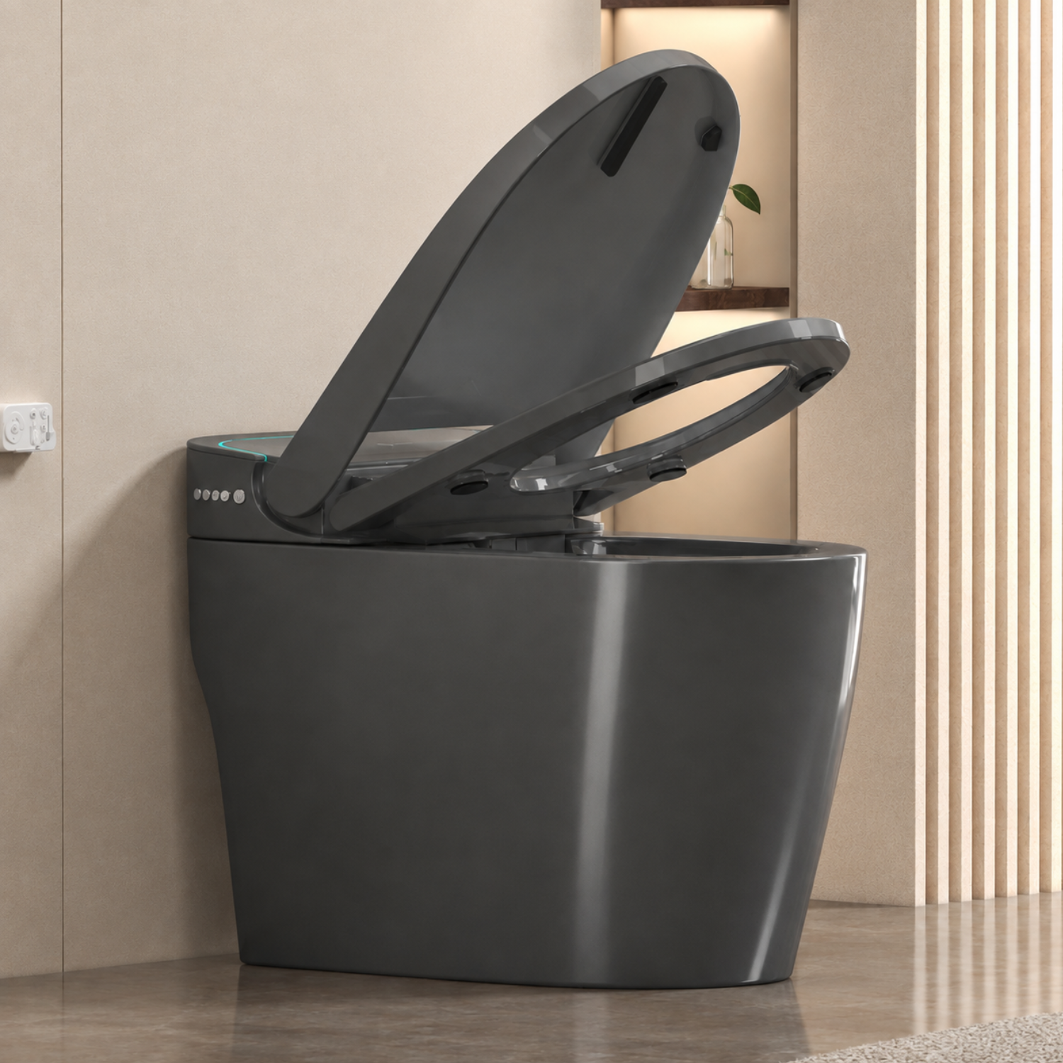 Vasteras - Smart One-Piece Bidet Toilet with Built-In Bidet