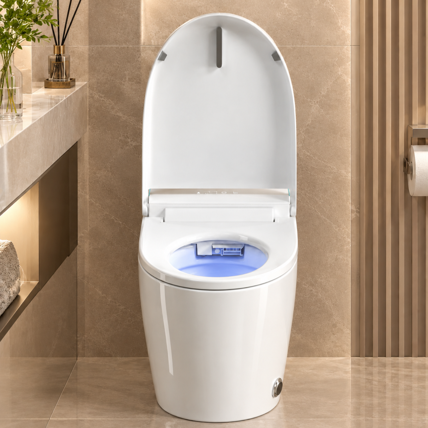 Vasteras - Smart One-Piece Bidet Toilet with Built-In Bidet