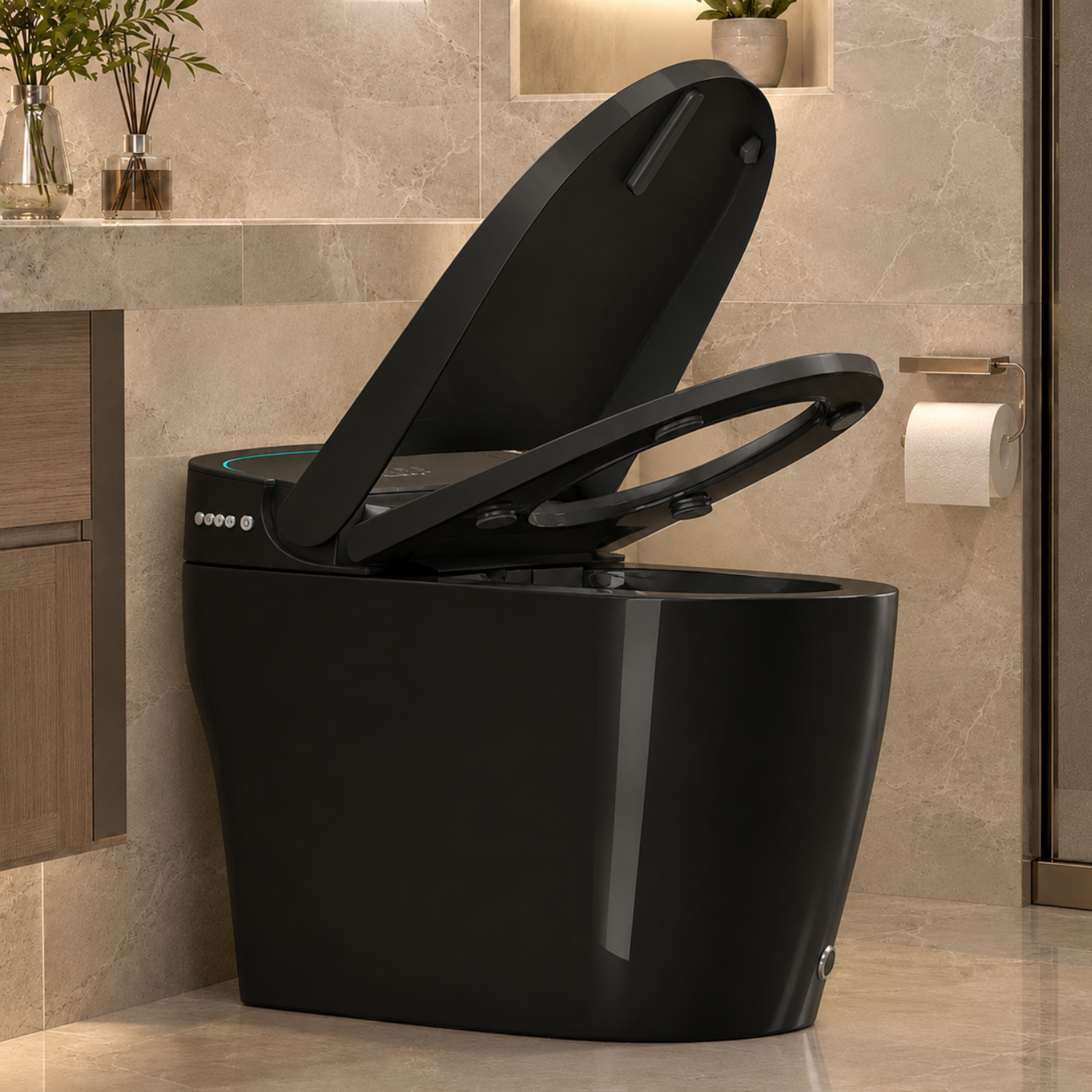 Vasteras - Smart One-Piece Bidet Toilet with Built-In Bidet
