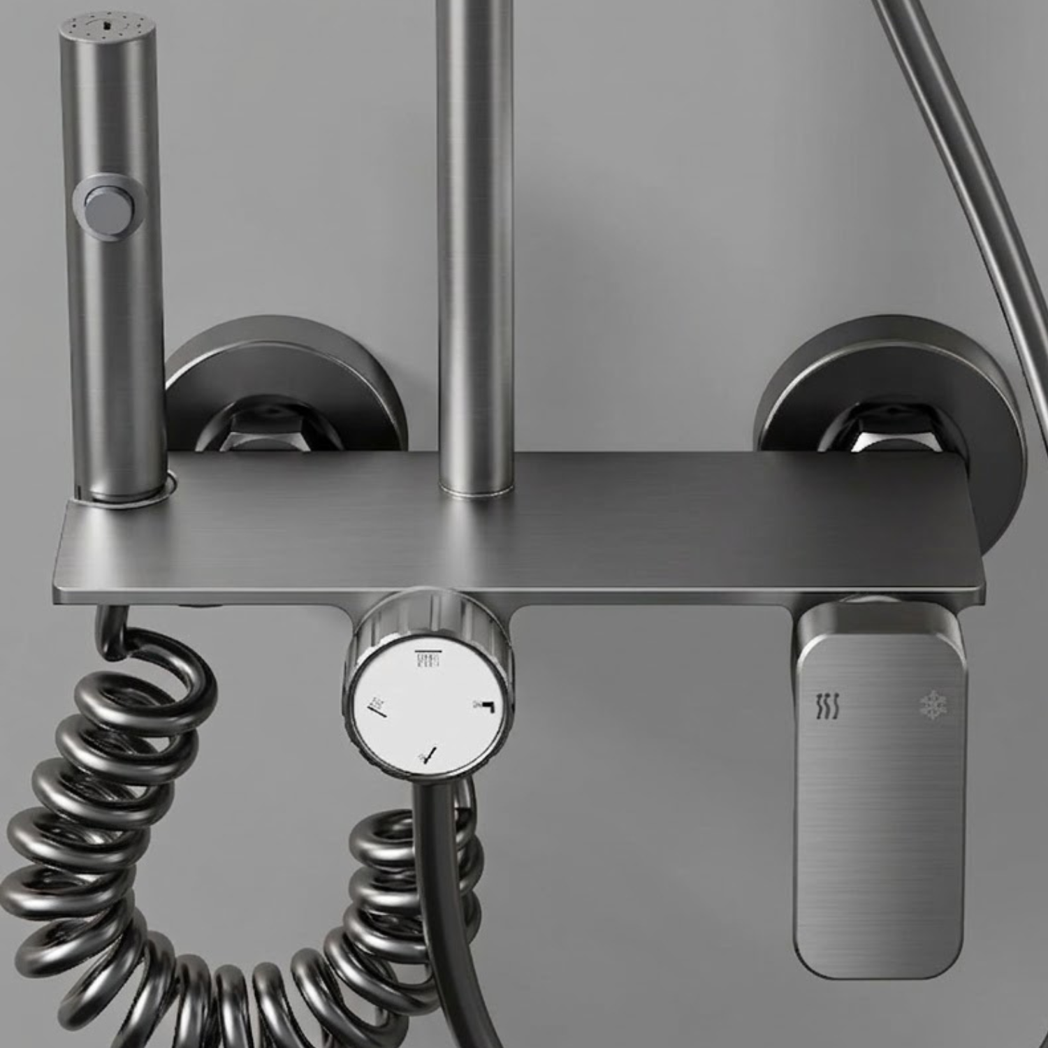 Gotland - Multifunction Bathroom Shower System Set – Hot and Cold Rotary Knob Pressurized Shower