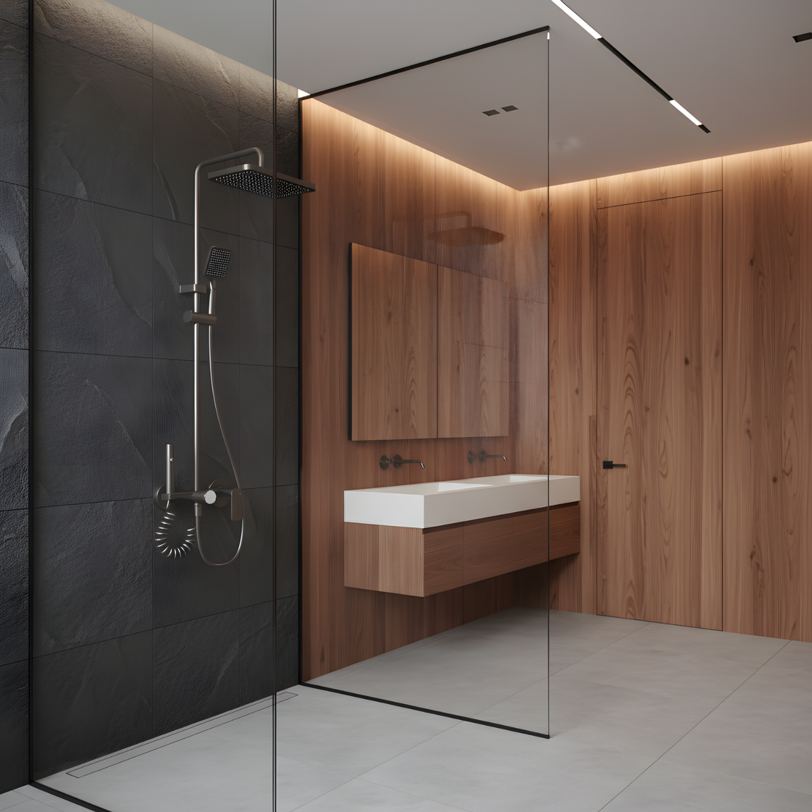 Gotland - Multifunction Bathroom Shower System Set – Hot and Cold Rota