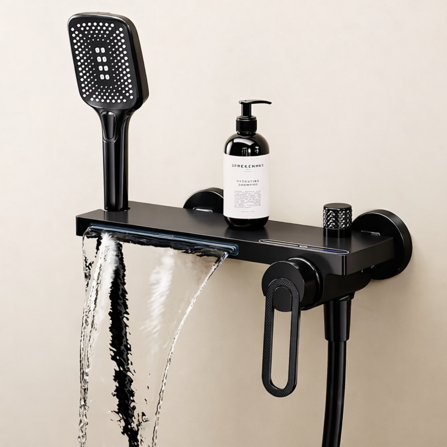 Inari - Wall Mounted Bathtub Shower Faucet Single Handle Spout Mixer Tap