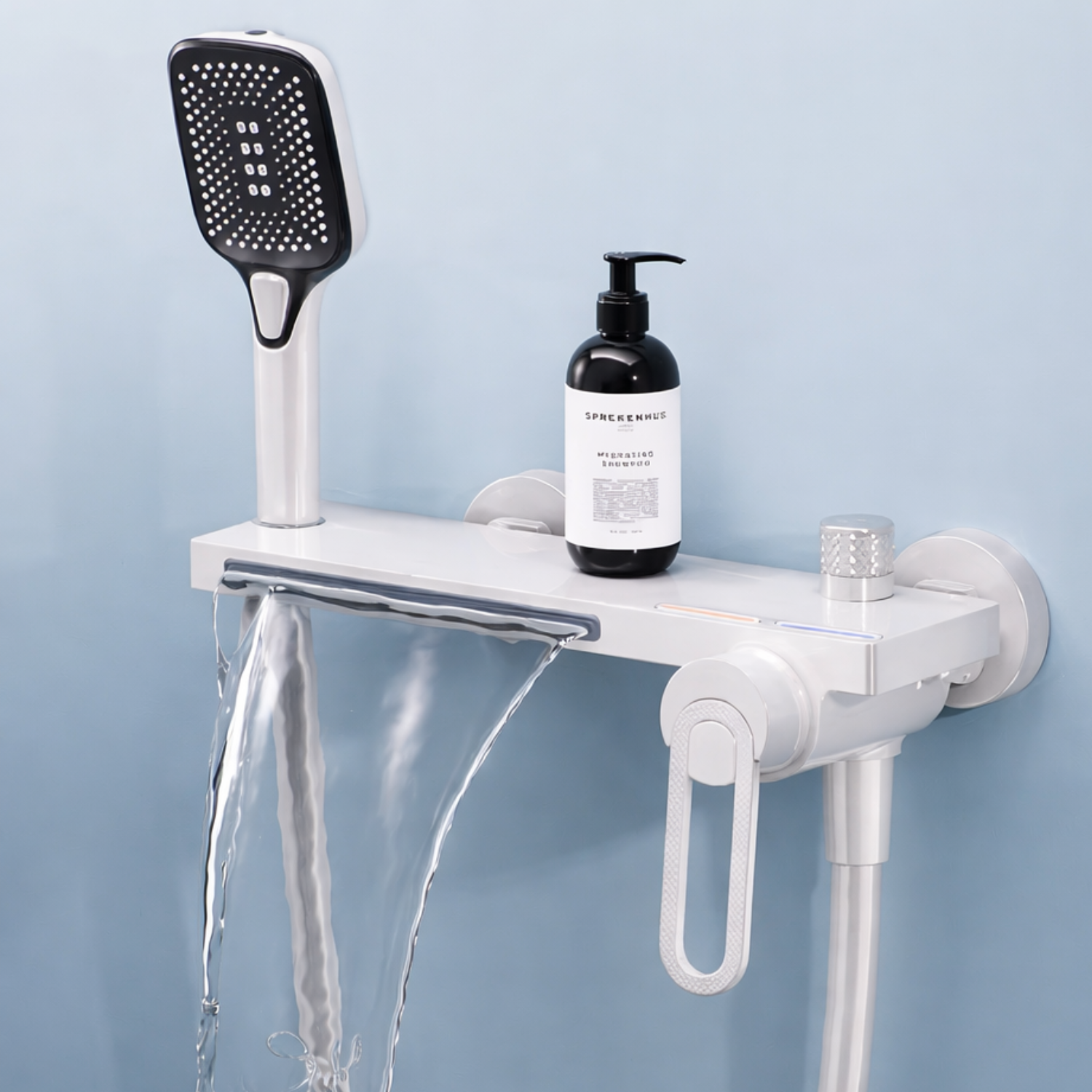 Inari - Wall Mounted Bathtub Shower Faucet Single Handle Spout Mixer Tap