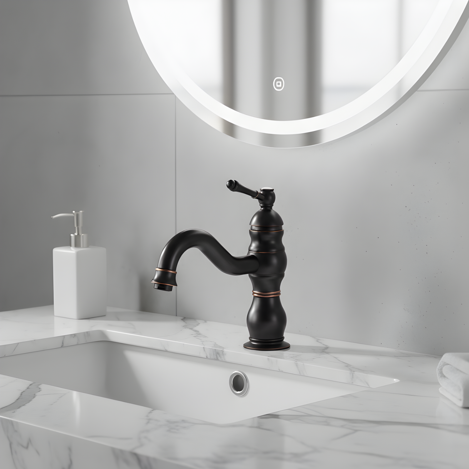 Kiruna - Antique 360° Swivel Vessel Sink Faucet