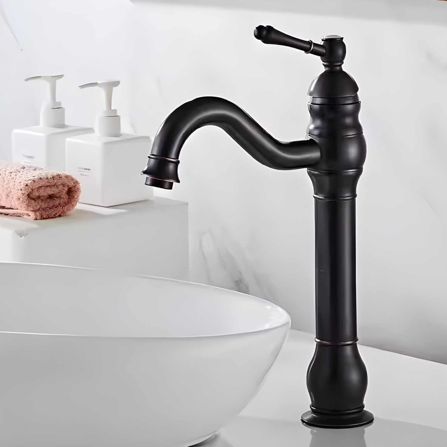 Kiruna - Antique 360° Swivel Vessel Sink Faucet