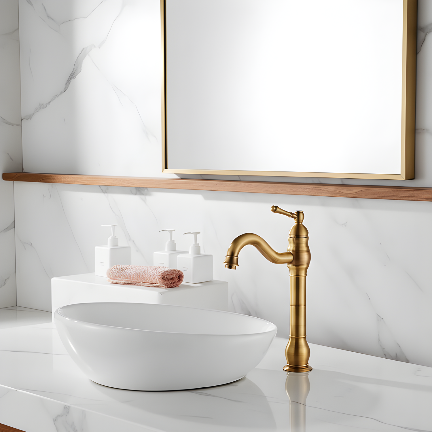 Kiruna - Antique 360° Swivel Vessel Sink Faucet