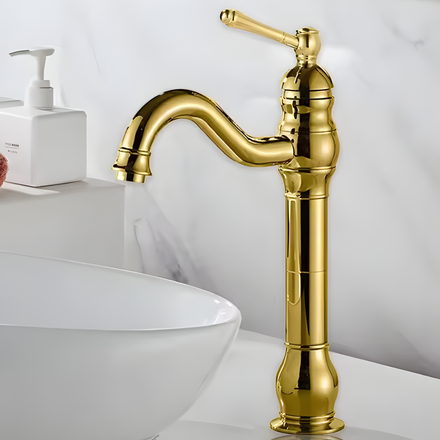 Kiruna - Antique 360° Swivel Vessel Sink Faucet