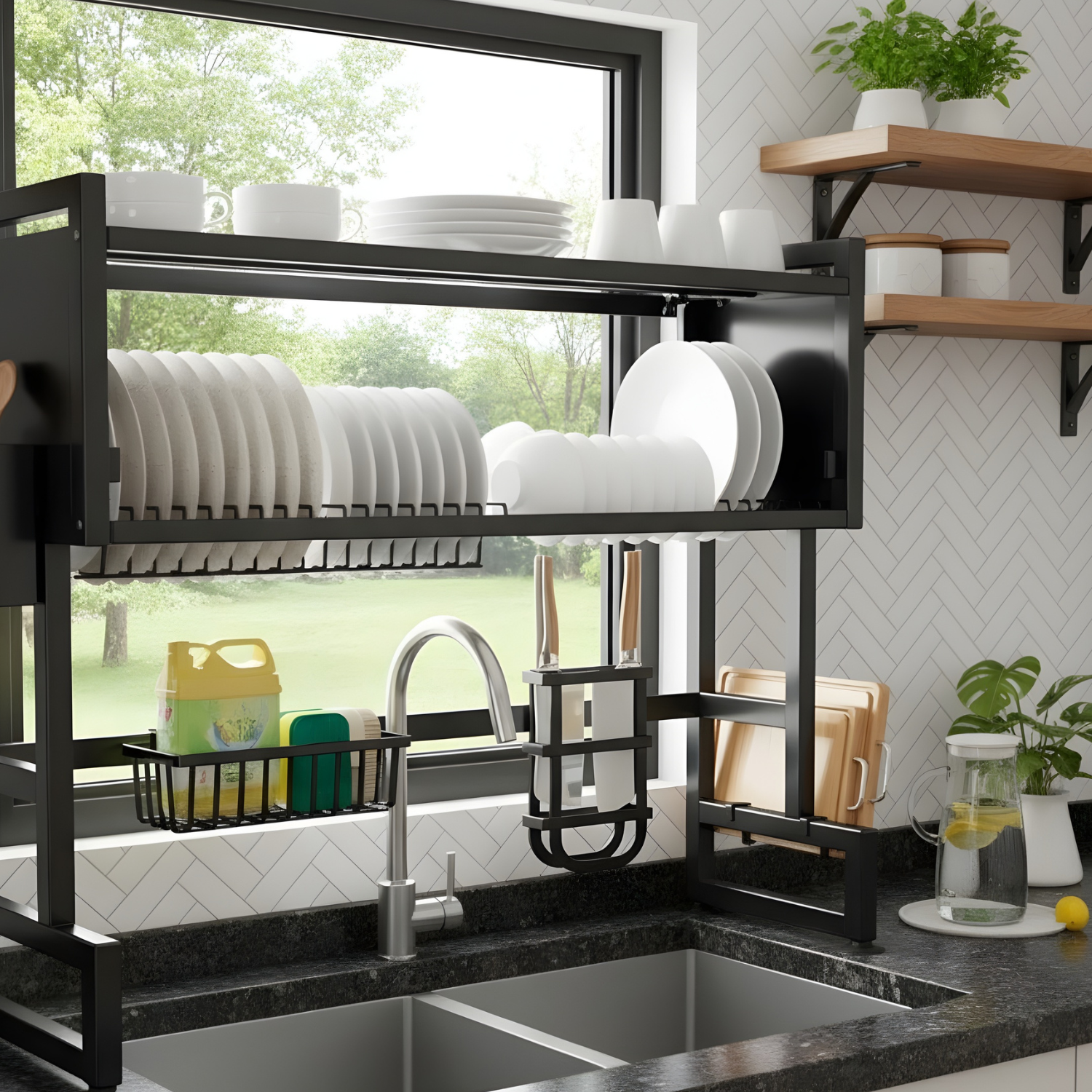 Kitchen Over The Sink Dish Rack 37.40"