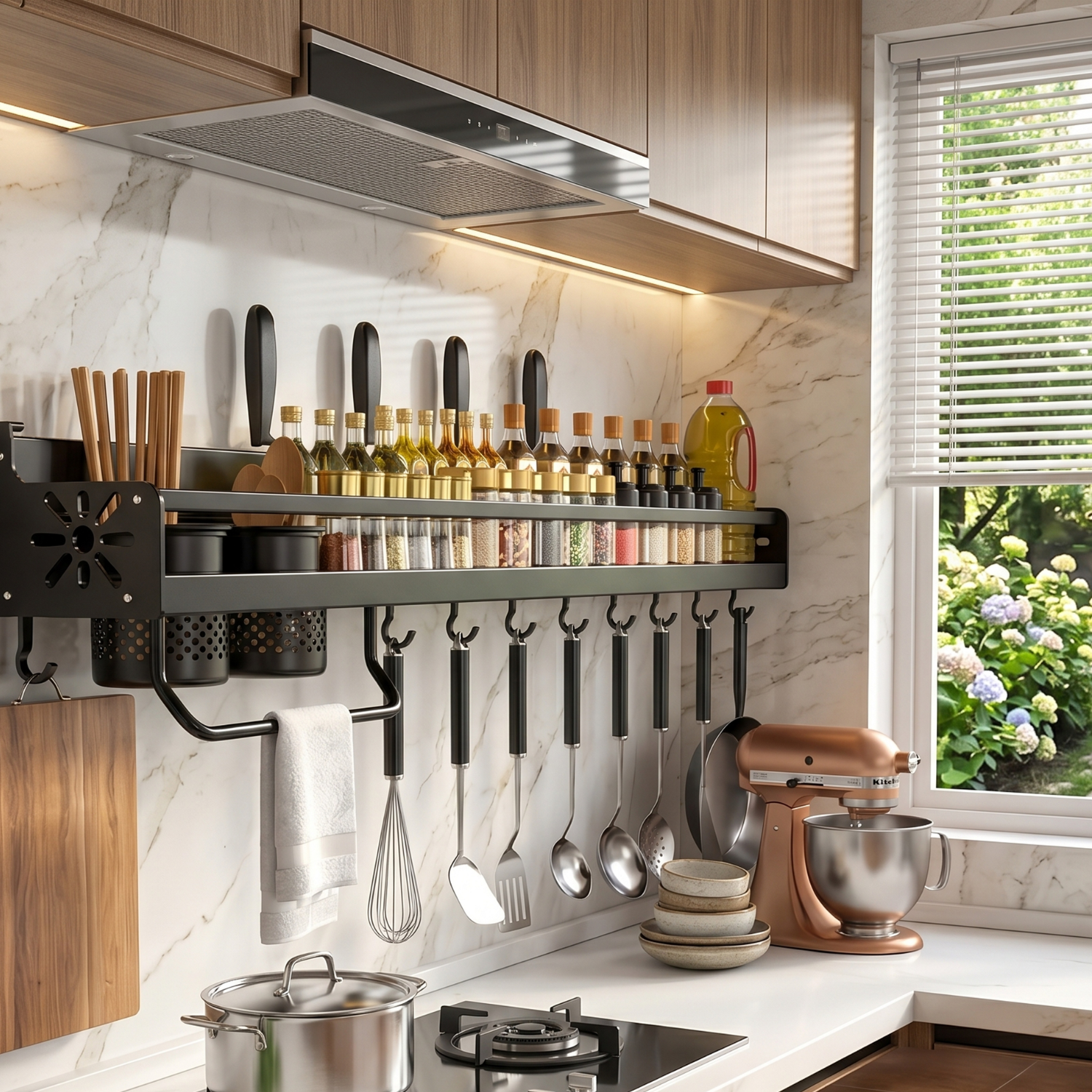 Kitchen Wall Dish Rack