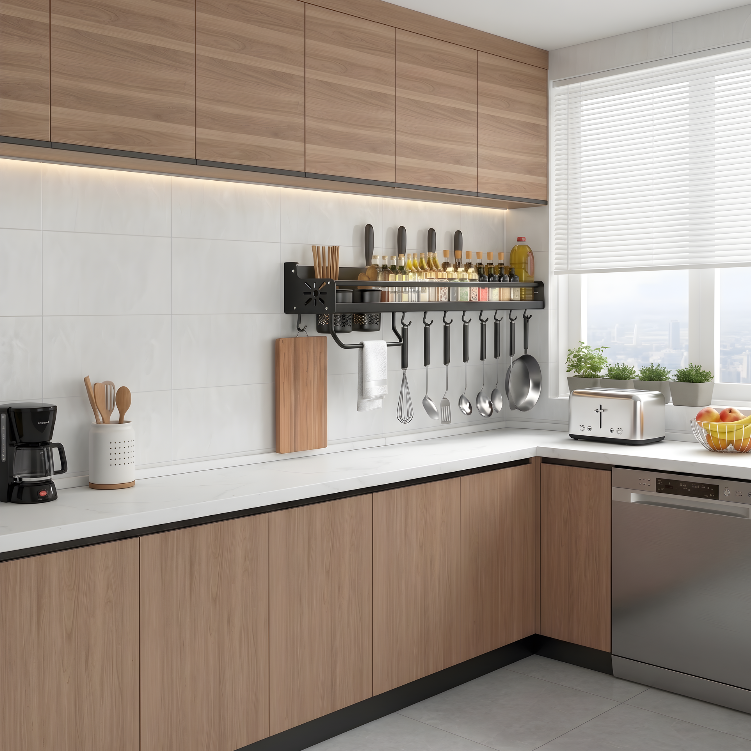 Kitchen Wall Dish Rack