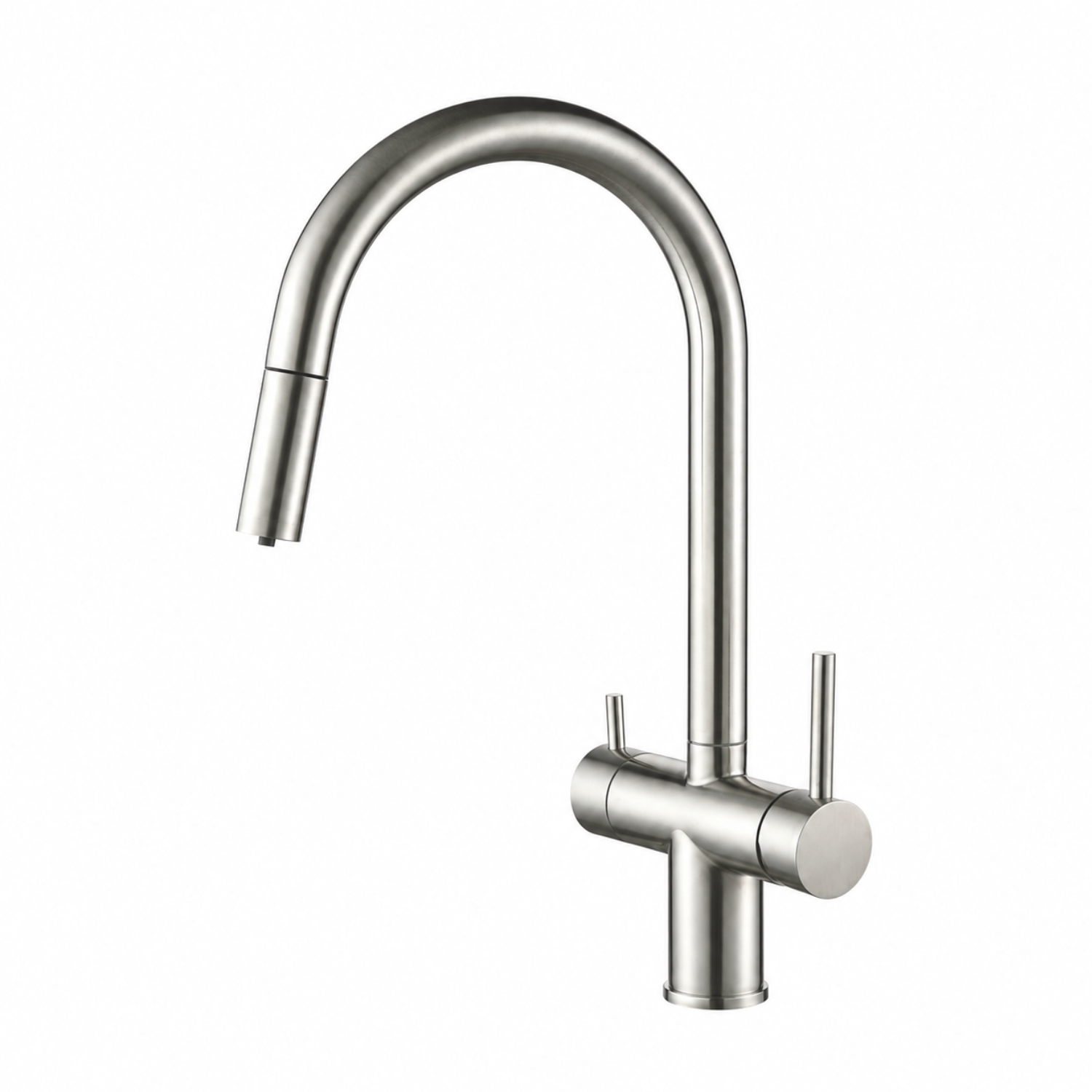 Rondane - WaterMark Certified 3-Way Kitchen Faucet with Filter Tap & Pull-Out Sprayer for Kitchen Sink