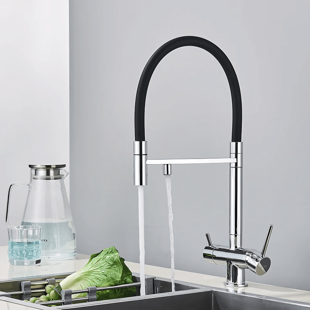 Modern Trier 3-Way Kitchen Faucet | Paragon Faucets