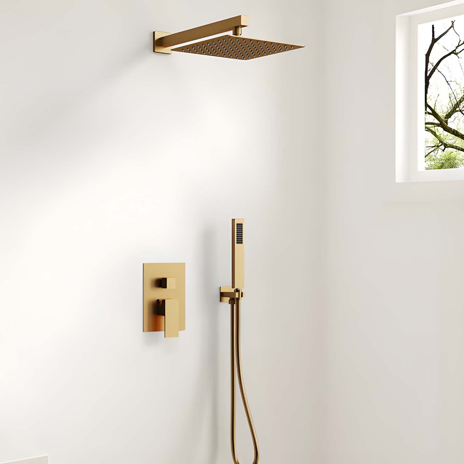 Skogar - Modern Rain Shower Kit for Bathroom