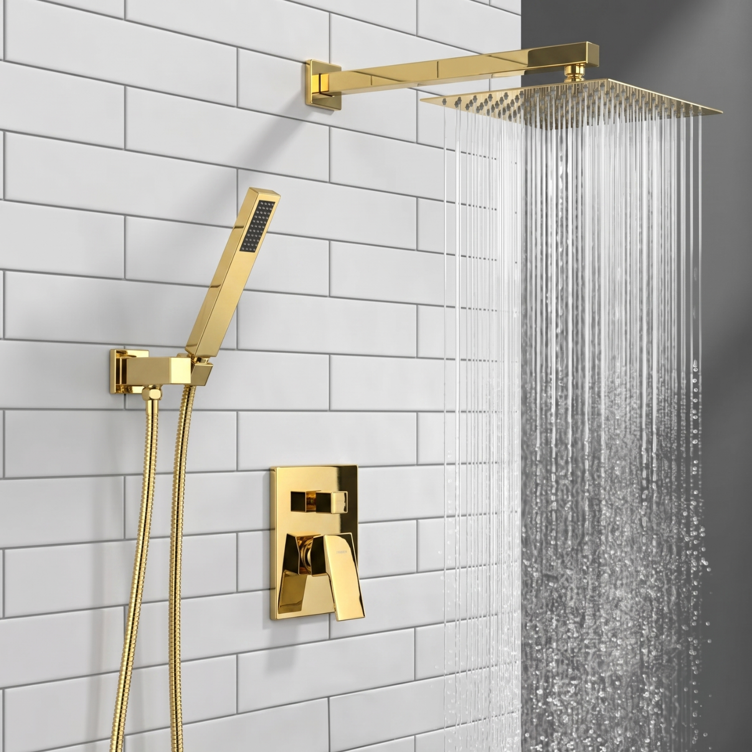 Skogar - Modern Rain Shower Kit for Bathroom