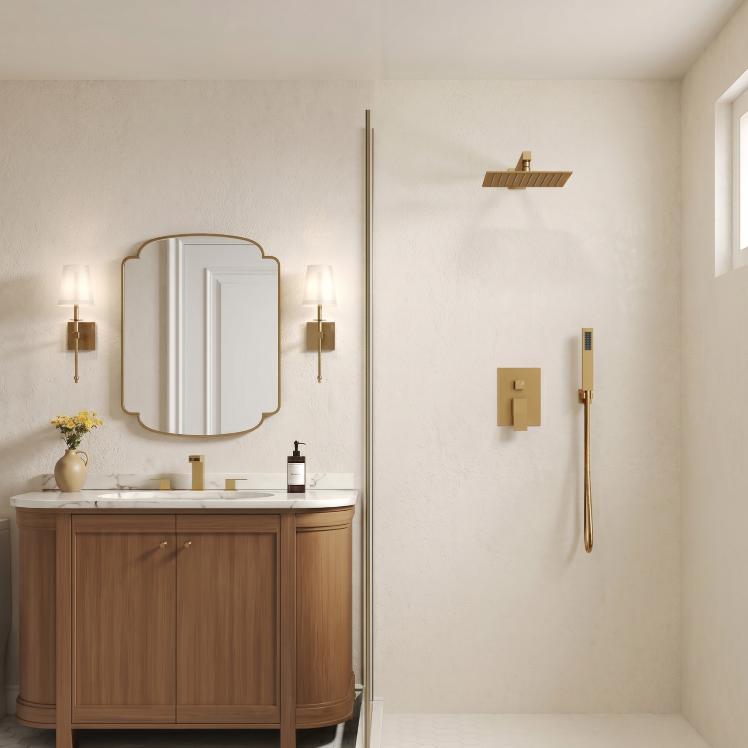 Skogar - Modern Rain Shower Kit for Bathroom