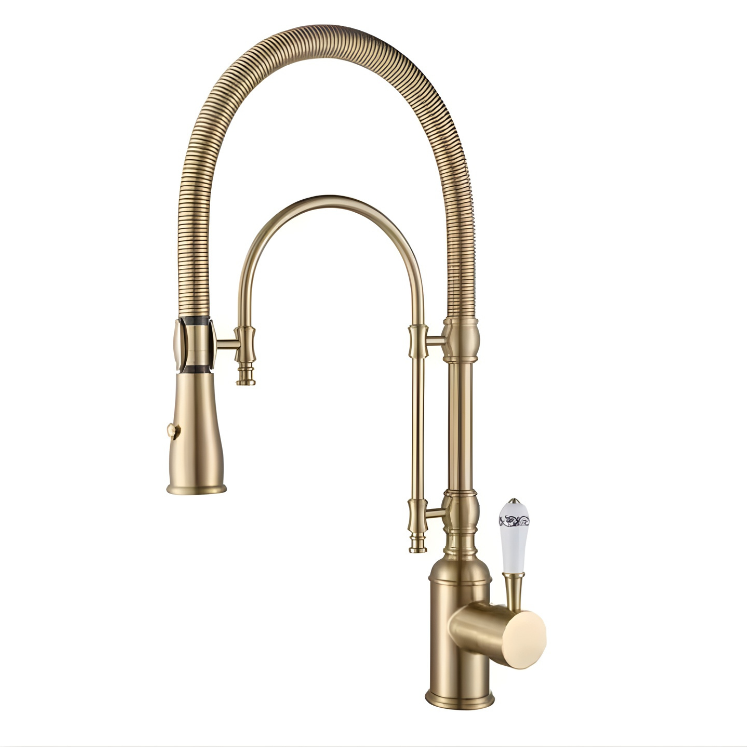 Visby - 360° Pull-Down Kitchen Faucet  with Spring Spout Hot & Cold Mixer